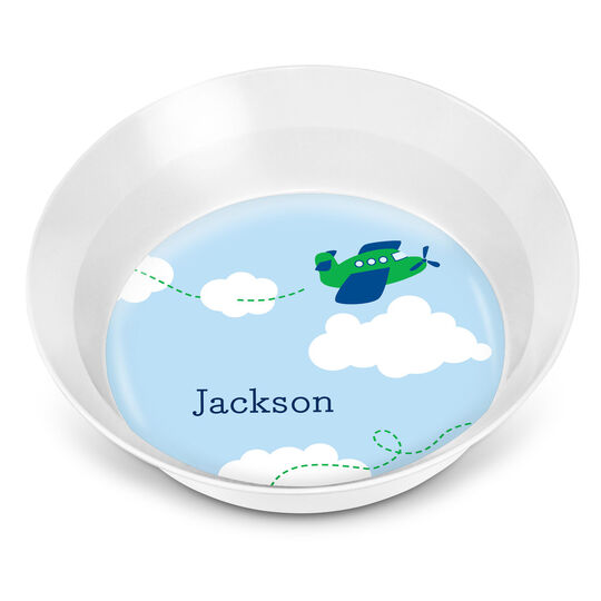 Airplane Children's Melamine Bowl
